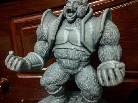 Oozaru Baby Dragon Ball Modèles 3D en vedette