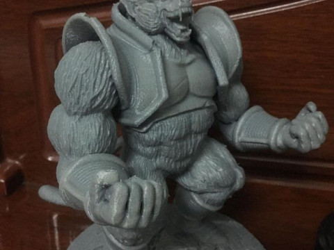 Oozaru Baby Dragon Ball Modèles 3D en vedette