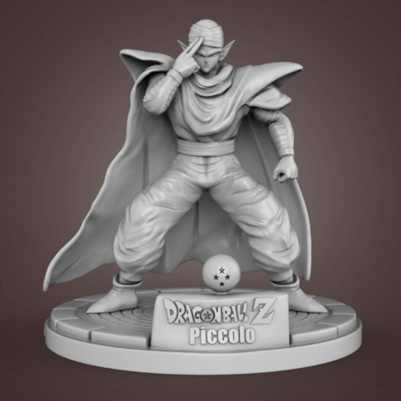 Piccolo - Dragon Ball Z 3D 打印模型 .c4d .max .obj .3ds .fbx .stl .blend