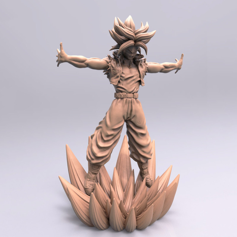 Troncos - Dragon Ball Z Modelo de impresión 3D .c4d .max .obj .3ds .fbx .stl .blend 