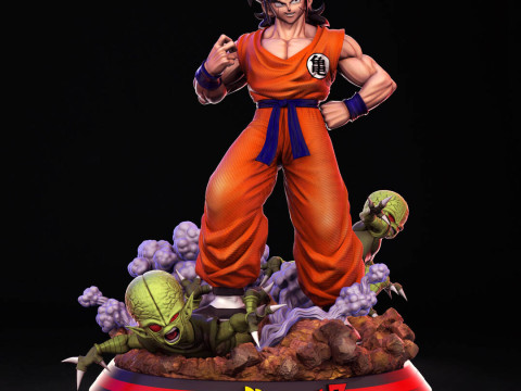 Yamcha Dragon Ball Z 3D Druckmodell