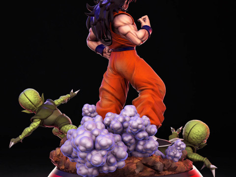 Yamcha Dragon Ball Z 3D Druckmodell