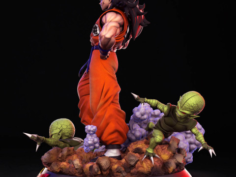 Yamcha Dragon Ball Z 3D Druckmodell