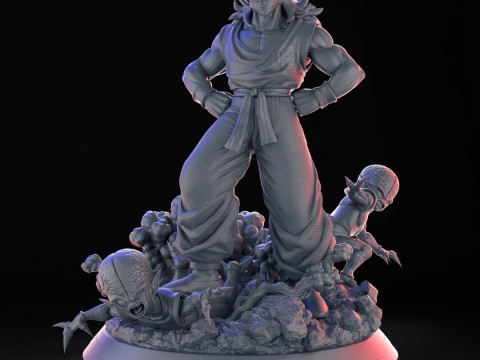 Yamcha Dragon Ball Z 3D Druckmodell