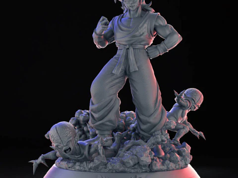 Yamcha Dragon Ball Z 3D Print Model