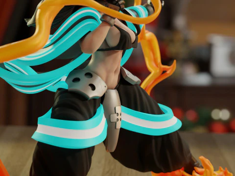 Maki Oze Fire Force Bikini 3D Print Model