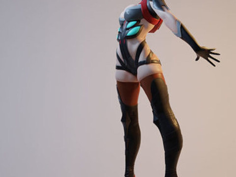 绫波丽 EVA 3D 打印模型