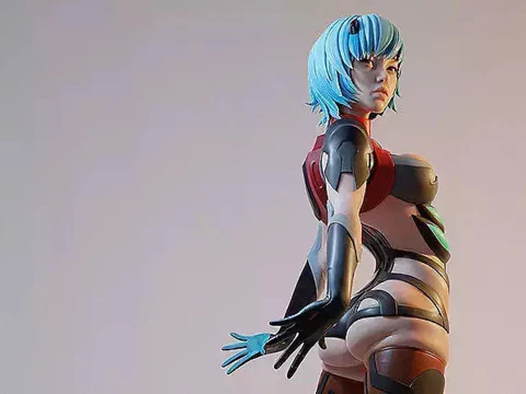 Rei Ayanami EVA 3D Print Model