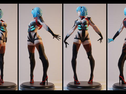 绫波丽 EVA 3D 打印模型