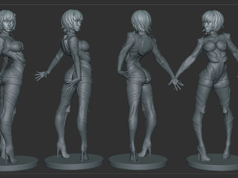 绫波丽 EVA 3D 打印模型