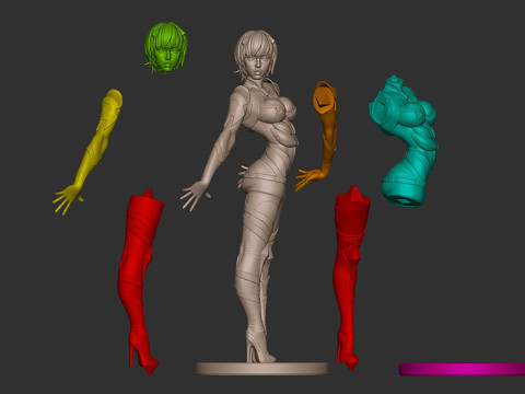 绫波丽 EVA 3D 打印模型