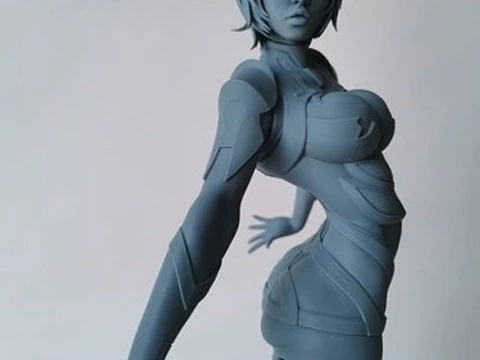 Rei Ayanami EVA 3D Print Model