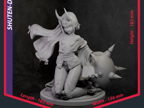 Shuten Douji 3D printmodel