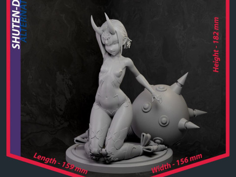Shuten Douji 3D printmodel