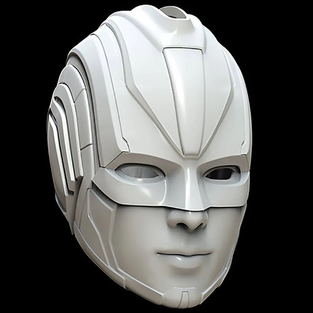 Captain Marvel 2019 Helmet 3D Print Model .c4d .max .obj .3ds .fbx .stl .blend 