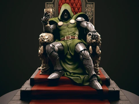 Doutor Destino Modelo de Impressão 3D