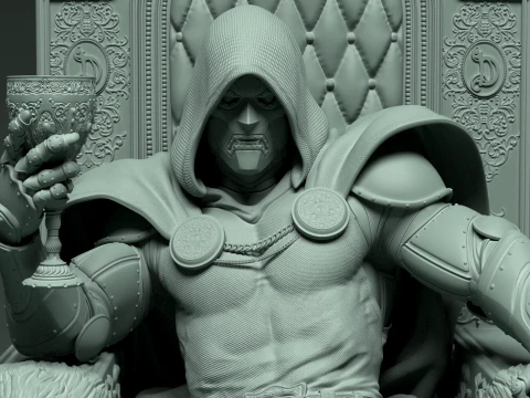 Doutor Destino Modelo de Impressão 3D