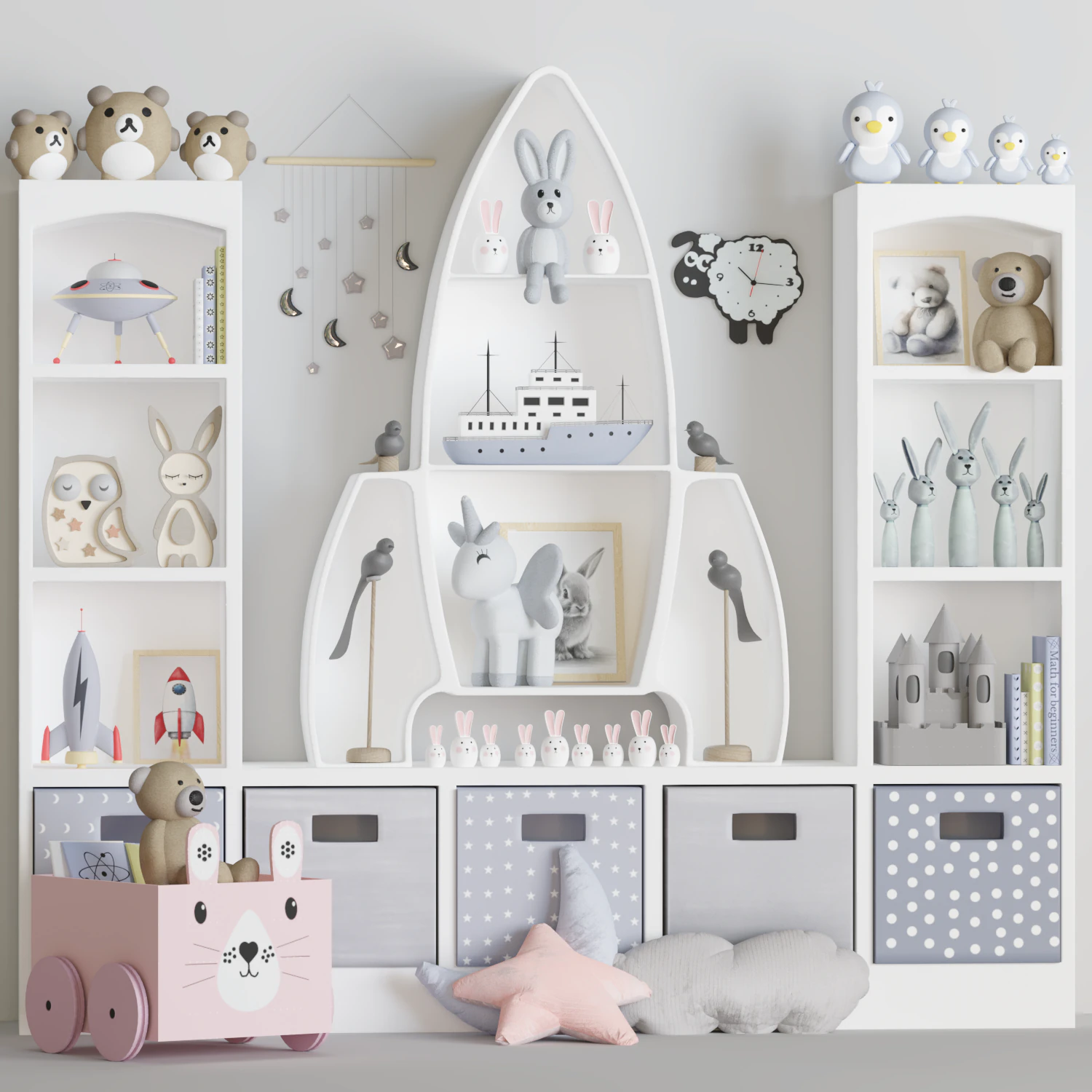 Toy set 02 3D Model .c4d .max .obj .3ds .fbx .stl .blend 