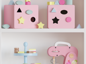 Toy set 04 3D Модель