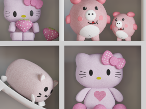 Toy set 04 3D Модель