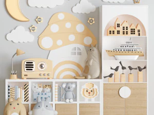 장난감 세트 04 3D 모델