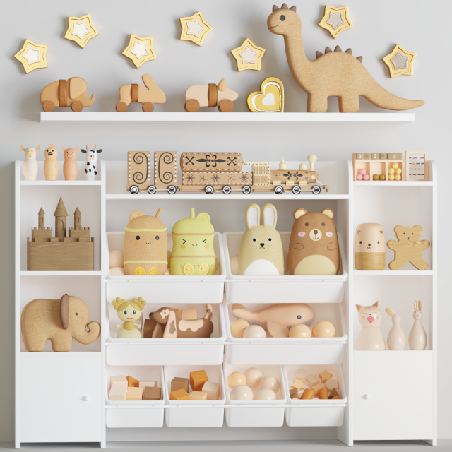 Toy set 05 3D Model .c4d .max .obj .3ds .fbx .stl .blend 