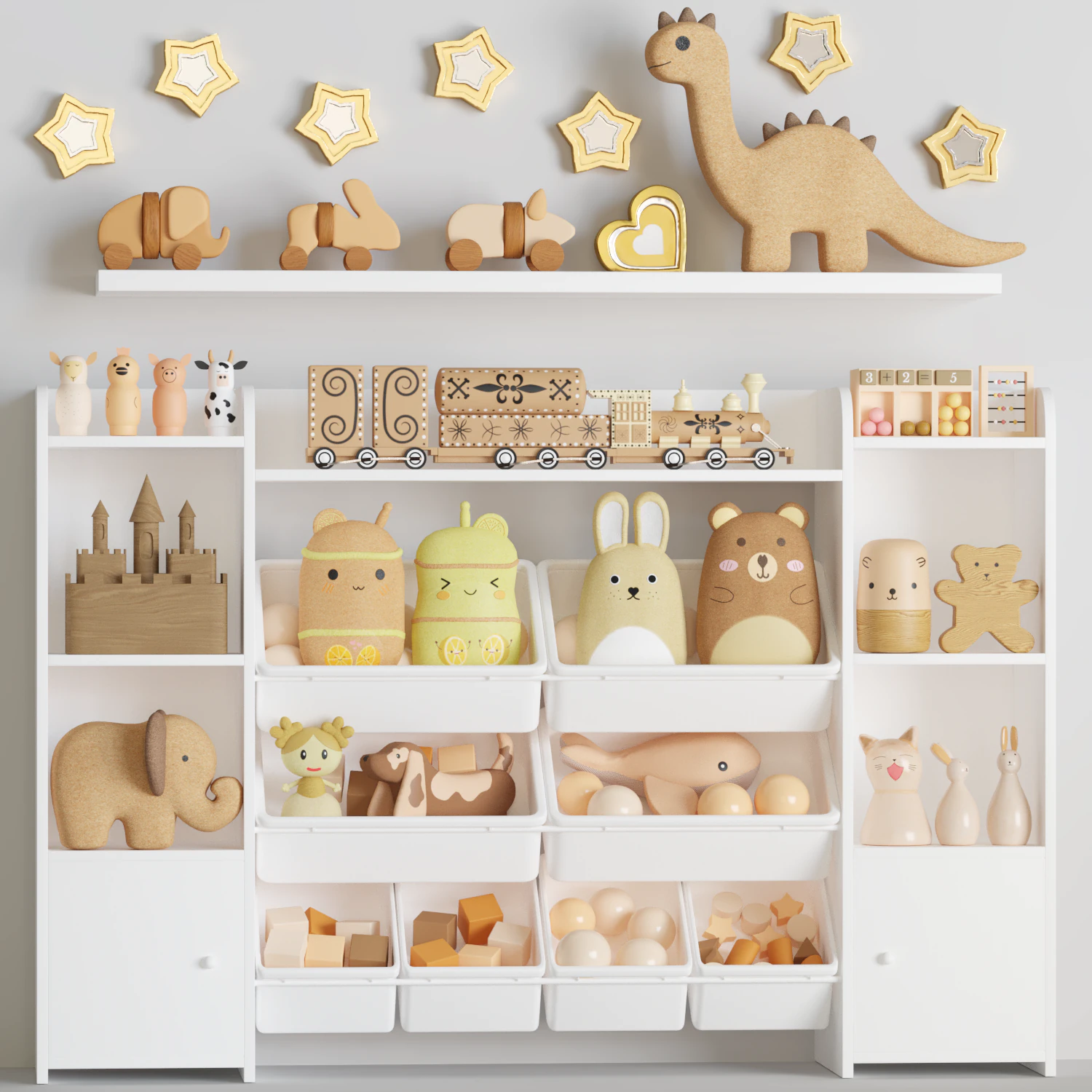 Toy set 05 3D Model .c4d .max .obj .3ds .fbx .stl .blend