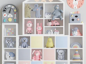 Zestaw zabawek 13 Model 3D