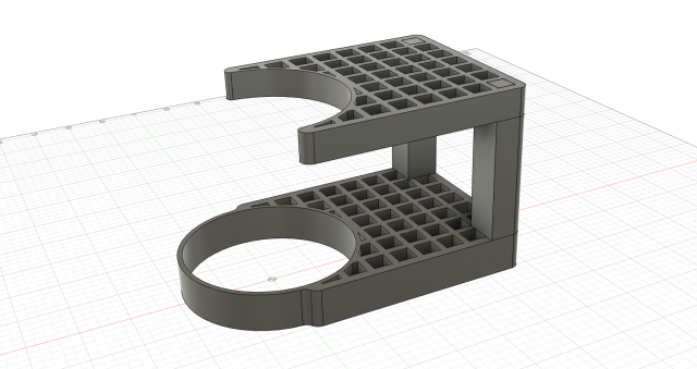 Brush Rack 90mm cup 3D Print Model .c4d .max .obj .3ds .fbx .stl .blend