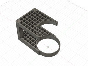 Brush Rack 90mm cup 3D Print Model