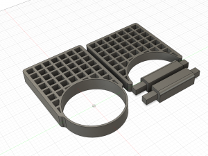 Brush Rack 90mm cup 3D Print Model