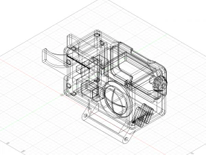 GUNDAM pilot Sight unit 3D Print Model