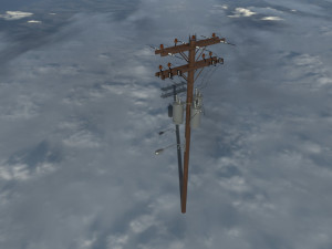 Super electric poles 3D मॉडल