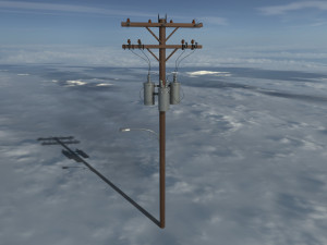 Super electric poles Modelo 3D