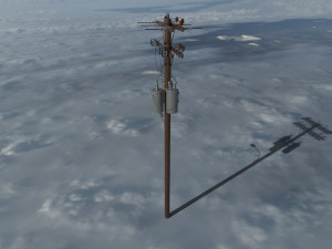 Super electric poles Modelo 3D