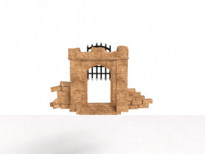 Ancient cave gate Modelo 3D