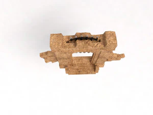 Ancient cave gate 3D Model