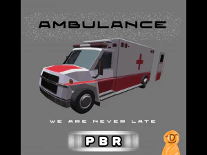 L'ambulanza non &egrave; mai in ritardo Modello 3D