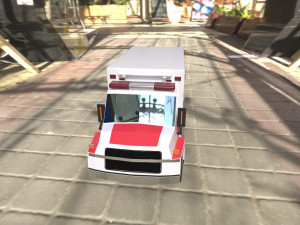 The ambulance is never late Model 3D