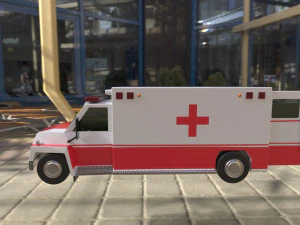 The ambulance is never late 3D Model