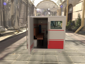 The ambulance is never late Model 3D