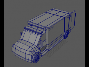 The ambulance is never late Model 3D