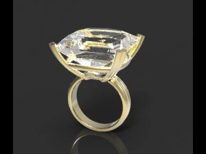 戒指 3D 打印模型