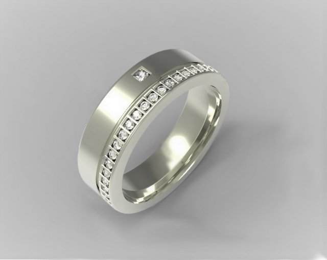 Ring 3D Print Model .c4d .max .obj .3ds .fbx .stl .blend