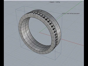 Anillo Modelo de impresión 3D