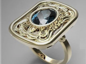 戒指 3D 打印模型