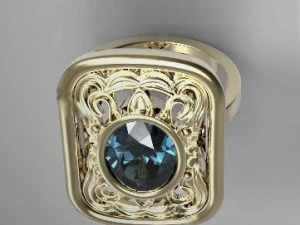 戒指 3D 打印模型