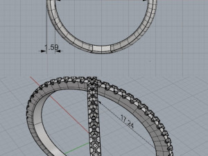 Ring 3Dプリントモデル