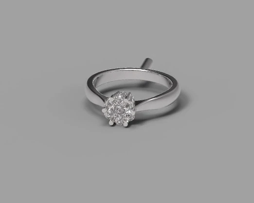 Ring 3D Print Model .c4d .max .obj .3ds .fbx .stl .blend