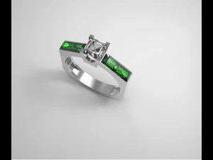 戒指 3D 打印模型